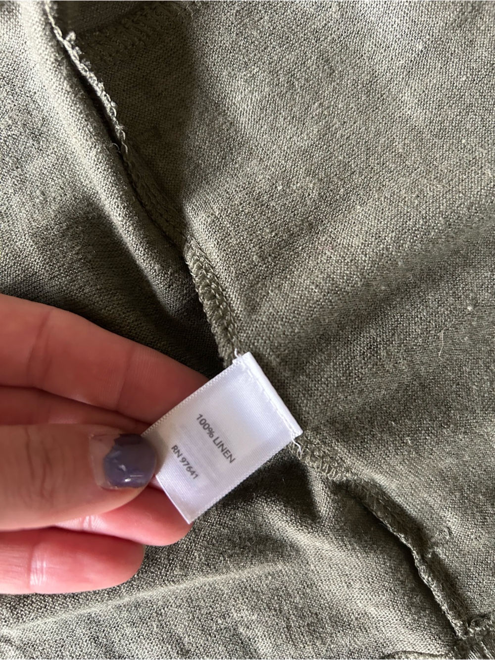 ▶️ J Jill Love 100% Linen Cardigan Tank Set Womens M Green Coastal Minimalist - Picture 11 of 14